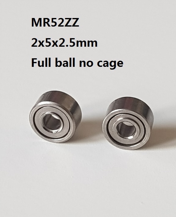   50/100pcs ǰ  MR52 Z MR52ZZ 2x5x2.5mm MR52Z L-520ZZ 2*5*2.5mm